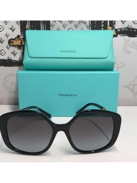 New Authentic  Tiffany & Co. Sunglasses TF 4192 80013C Black/Grey Gradient Women main image 10